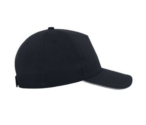 Atlantis AT004 - Atlantis 5-Panel Cotton Cap with Reinforced Front