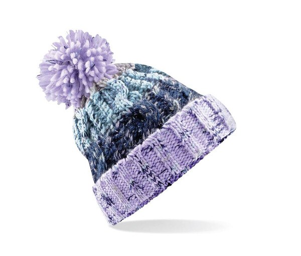 Beechfield BF486 - Corkscrew beanie with pompom
