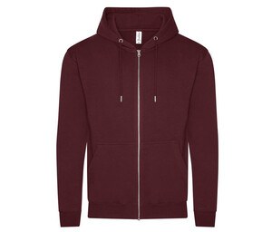 AWDIS JH250 - Felpa con cappuccio con zip biologica