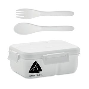 MAKAN Lunch box et couverts en PP