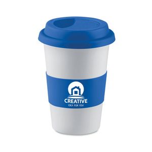 TRIBECA Keramiktasse mit Silikon - GiftRetail MO7683