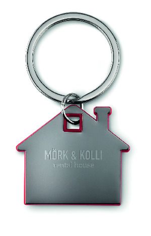 IMBA Durable House Shaped Stainless Steel Key Ring