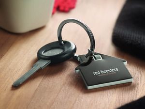 IMBA Porte-clés en forme de maison - GiftRetail MO8877