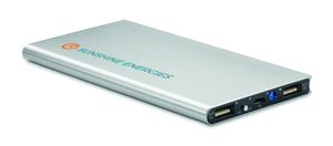 SOLAR POWERFLAT Solar Powerbank 8000 mAh - GiftRetail MO9051