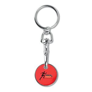 TOKENRING Euro Token Keyring with Enamel Coating