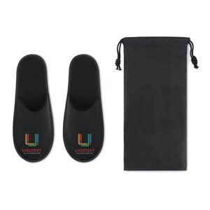 FLIP FLAP Luxury Hotel Slippers with Convenient Pouch