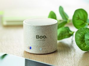 ROUND BASS+ Haut-parleur s/ fil paille blé