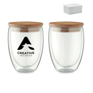TIRANA SET Lot de 2 verres 350 ml