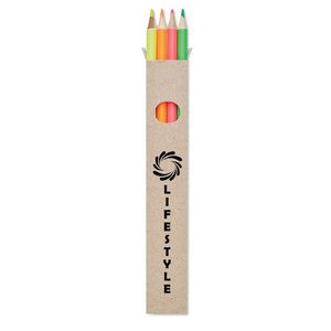 BOWY 4 crayons surligneurs dans une