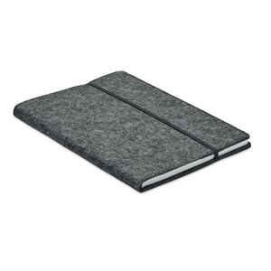 FELTBOOK Notebook A5 feltro RPET - GiftRetail MO2093