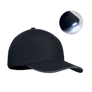 LUZCAP 5 panel LED cotton cap 220gr/m² - GiftRetail MO2439
