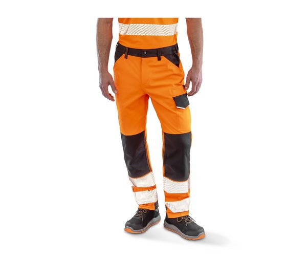 RESULT RS517X - High-visibility stretch trousers