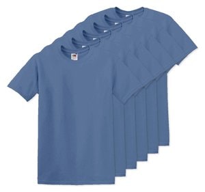 Pack mit 60 Fruit of the Loom SC220 - Herren T-Shirt Rundhalsausschnitt