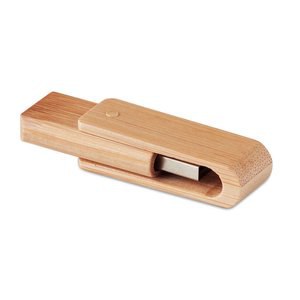 USB MO1001 in bamboo, 16GB -16GB - GiftRetail MO1202