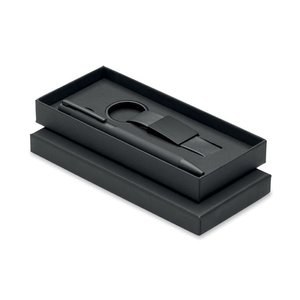 ESCRI SET Set stylo à bille et porte-clés en - GiftRetail MO3175