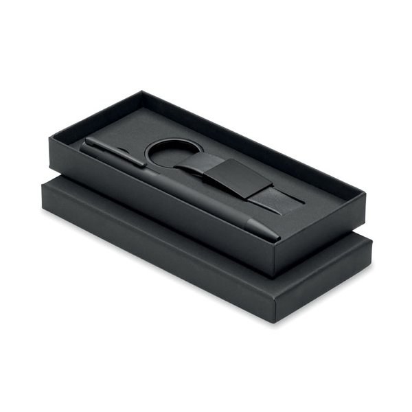 ESCRI SET Set stylo à bille et porte-clés en - GiftRetail MO3175